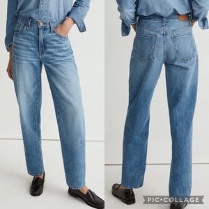 Madewell The Slouchy Boyjean Medium Wash Size 32